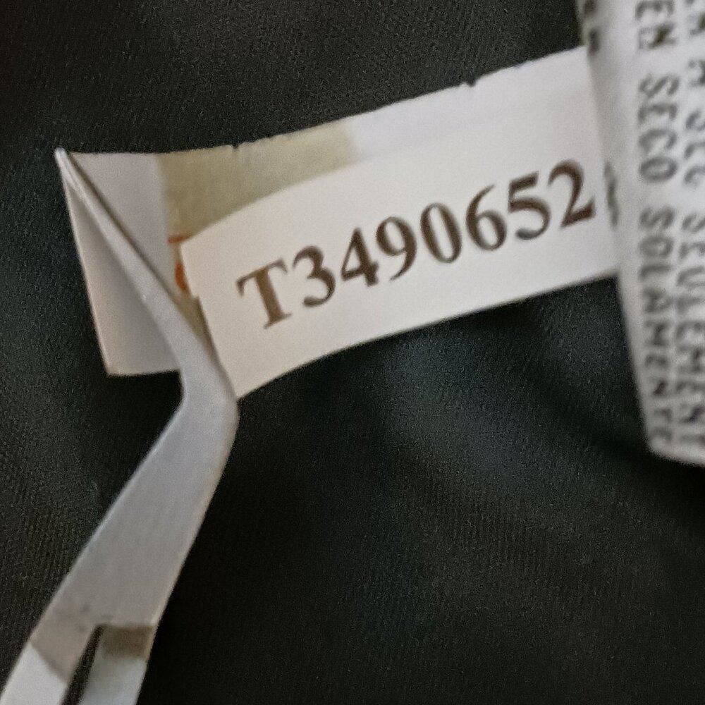 Collections for Le Suit, Black Blazer with White Pinstripes, Size 10P - Picture 8 of 12